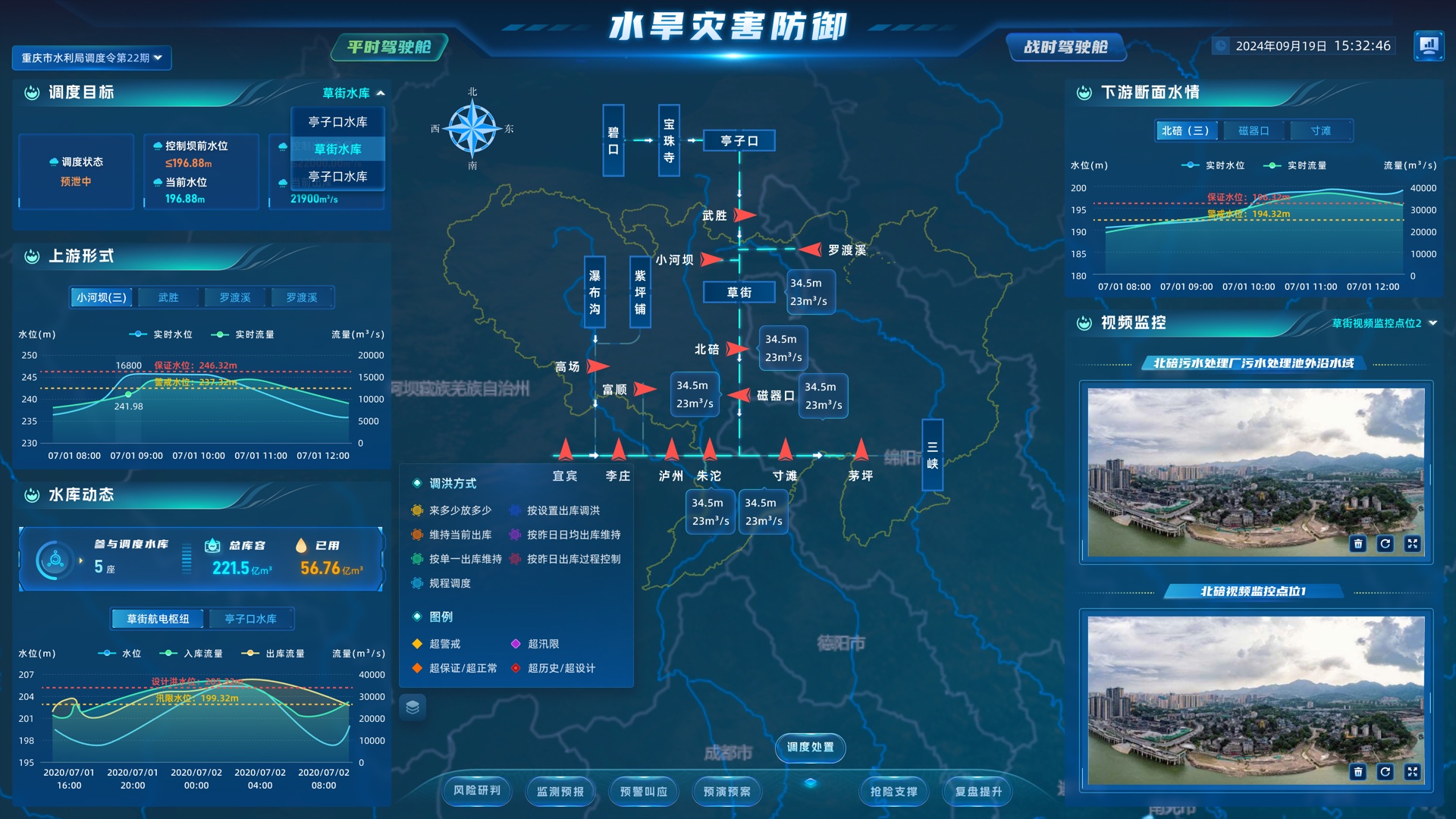 战时驾驶舱调度处置